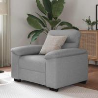 Sofastoel Wolkgrijs 60 cm Stof