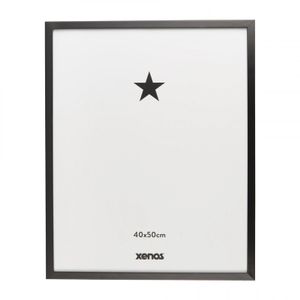 Fotolijst basic - zwart - 40x50 cm