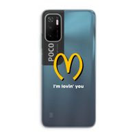 I'm lovin' you: Xiaomi Poco M3 Pro 5G Transparant Hoesje I'm lovin' you: Xiaomi Poco M3 Pro 5G Transparant Hoesje