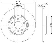 Remschijf 8DD355128711