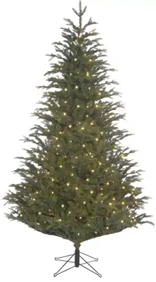 Black Box Trees frasier - kunstkerstboom met verlichting 145x215 cm groen