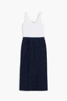 Gecombineerde midi-jurk - BLACK - XS