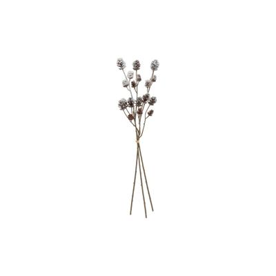 Kunsttak bundel Larix bruin 64x12x6cm