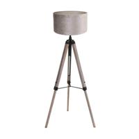 Steinhauer Tripod vloerlampTriek met zilvere kap - 4106ZW
