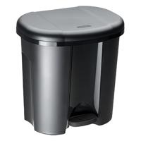 Rotho PILA Pedaalemmer Afvalscheider 2x10L Zwart