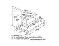 Siemens iQ300 LI97SA531 afzuigkap Onderbouw Wit 397 m³/uur A - thumbnail