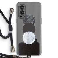 Marmeren cirkels: OnePlus Nord 2 5G Transparant Hoesje met koord