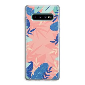Tropisch: Samsung Galaxy S10 Plus Transparant Hoesje