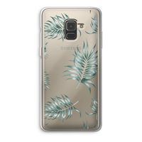 Simple leaves: Samsung Galaxy A8 (2018) Transparant Hoesje