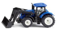 Siku 1396 New Holland Tractor Met Voorlader 93x35x42mm - thumbnail