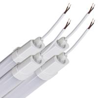 4 PACK - LED's Light TL Licht balk Batten 120 cm - Geschikt voor alle binnen en vochtige ruimtes - 18W - IP65 - IK08 - 1900lm