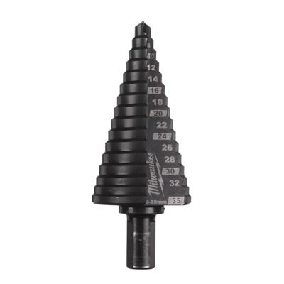 Milwaukee Cobalt 6 to 35 mm - 1 pc Stappenboor Cobalt 6-35mm stappen 2 mm - 48899395
