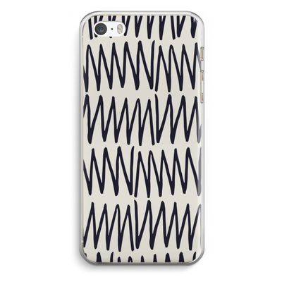 Marrakech Zigzag: iPhone 5 / 5S / SE Transparant Hoesje