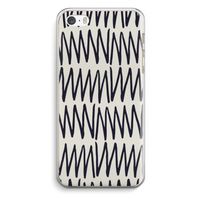 Marrakech Zigzag: iPhone 5 / 5S / SE Transparant Hoesje