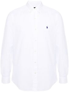 Polo Ralph Lauren chemise en coton à logo brodé - Blanc