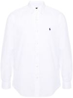 Polo Ralph Lauren chemise en coton à logo brodé - Blanc - thumbnail