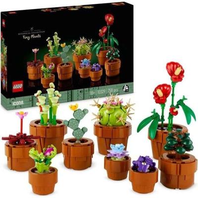 LEGO Icons 10329 Miniatuurplanten, Botanische collectie 9 Kunstplanten met bloemen, Woondecoratie