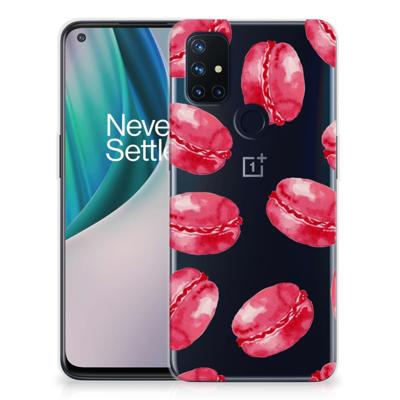 OnePlus Nord N10 5G | Siliconen Case | Pink Macarons