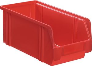 LA-KA-PE Magazijnbak | L350/300xB200xH200 mm | PS rood | 10 stuks - LK2A ROT LK2A ROT