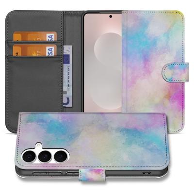 Samsung Galaxy S25 FE | Bookcase | Hoesje Met Pasjeshouder Watercolor Light