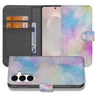 Samsung Galaxy S25 FE | Bookcase | Hoesje Met Pasjeshouder Watercolor Light