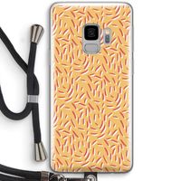 Camouflage: Samsung Galaxy S9 Transparant Hoesje met koord