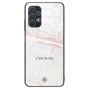 Samsung Galaxy A32 5G glazen hardcase - C'est la vie