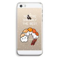You're Shrimply The Best: iPhone 5 / 5S / SE Transparant Hoesje