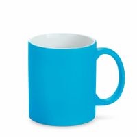 Luxe krijt koffiemok/beker - blauw - keramiek - met krijt te beschrijven - 350 ml - Eigen naam Luxe krijt koffiemok/beker - blauw - keramiek - met krijt te beschrijven - 350 ml - Eigen naam