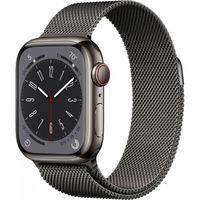 Apple Watch Series 8 OLED 41 mm Digitaal 352 x 430 Pixels Touchscreen 4G Grafiet Wifi GPS - thumbnail