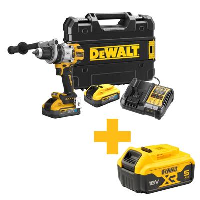 DeWALT DCD1007H2T Accu klop-/schroefboormachine 18V XR 5.0Ah POWERSTACK in TSTAK