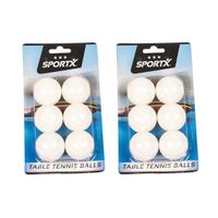 12x stuks Tafeltennis ballen / tafeltennis balletjes