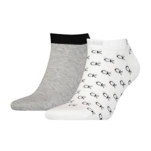 Calvin Klein 2 stuks Eduardo All Over Sneaker Sock