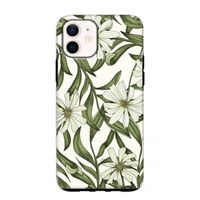 Wit bloemenpatroon: iPhone 12 mini Tough Case