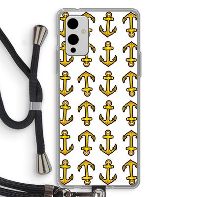 Musketon Anchor: OnePlus 9 Transparant Hoesje met koord