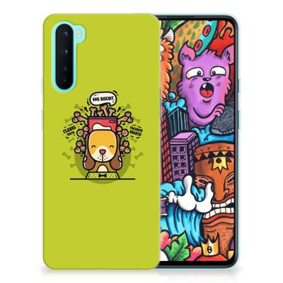 OnePlus Nord Telefoonhoesje met Naam Doggy Biscuit OnePlus Nord Telefoonhoesje met Naam Doggy Biscuit