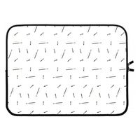 Hipster stripes: Laptop sleeve 15 inch