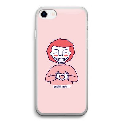 Hartje: iPhone SE 2020 Transparant Hoesje