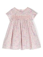 Bonpoint robe en coton à fleurs - Rose - thumbnail