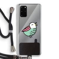 Birdy: Samsung Galaxy S20 Plus Transparant Hoesje met koord
