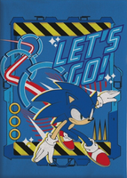 Sonic Fleece plaid Let&apos;s Go 110 x 150 cm - thumbnail