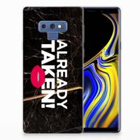 Samsung Galaxy Note 9 | Siliconen hoesje | met naam Already Taken Black Samsung Galaxy Note 9 | Siliconen hoesje | met naam Already Taken Black