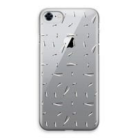 Hipster stripes: iPhone 8 Transparant Hoesje
