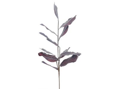 Kunsttak magnolia leaf red, 99 cm - Hortus