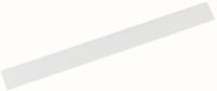 MAUL metaalstrip Standaard lijst zelfklevend 50X5cm wit