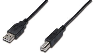 ASSMANN Electronic AK-300102-030-S USB-kabel 3 m USB 2.0 USB A USB B Zwart