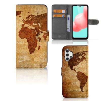 Samsung Galaxy A32 5G | Flip Cover | Wereldkaart