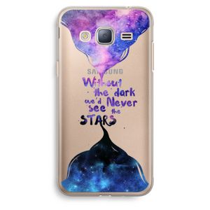 Stars quote: Samsung Galaxy J3 (2016) Transparant Hoesje