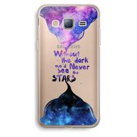 Stars quote: Samsung Galaxy J3 (2016) Transparant Hoesje