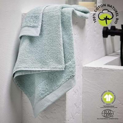 Badhanddoek - VANDAAG - 70 x 130 cm - Katoen - Biologisch Celadon